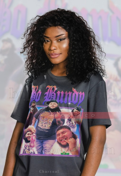 Minimalist Movie Shirts: BO BUNDY Rapper Vintage Shirt, Retro 90s Homage Tee, Musician Fan Tees