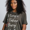 Minimalist Movie Shirts: BUSY WRITING Unisex Shirt, Funny Writer Gift, Author Shirt, Novel Writing Tee