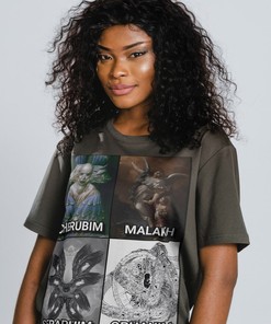 Minimalist Movie Shirts: Biblical Angel Shirts, True Form Unisex Tees, Malakh T-Shirt, Cherubim Shirt