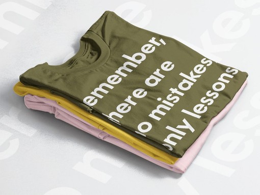 Minimalist Movie Shirts, Remember There Are No Mistakes Motivational Tee, Gym Shirt, Fitness Motivation - Image 4