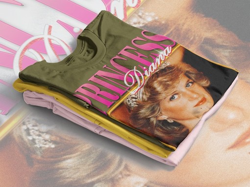 Minimalist Princess Diana T-Shirt - Retro Style Fan Tee with British Royalty Quote - Image 4