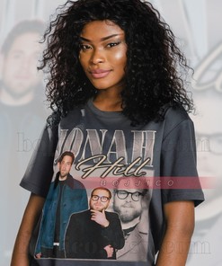 Minimalist Retro Jonah Hill Fans T-shirt with Film Image