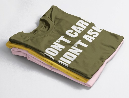 Minimalist Unisex Movie Shirts with Don't Give a Shit Quote - Image 4