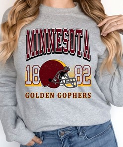 Minnesota Crewneck Sweatshirt, Perfect Vintage Minnesota Football Fan Shirt, University Football Fan Shirt