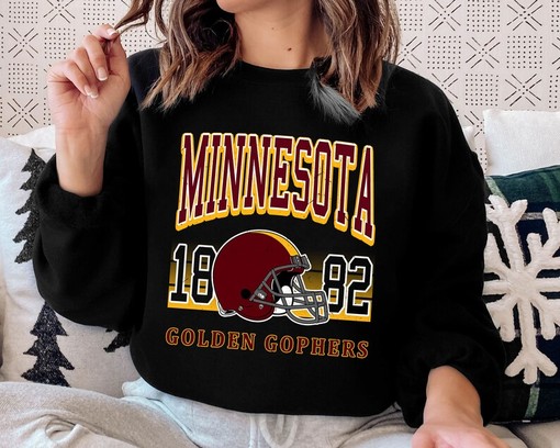Minnesota Crewneck Sweatshirt, Perfect Vintage Minnesota Football Fan Shirt, University Football Fan Shirt - Image 4