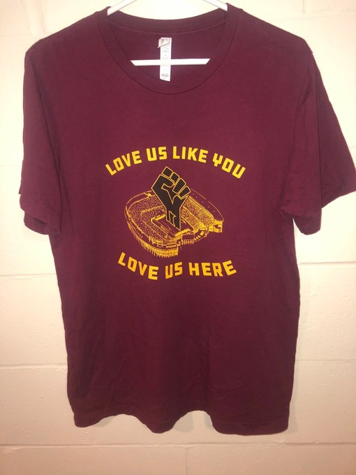 Minnesota Gophers Football Black Lives Matter T-Shirt with Black Power Fist for Football Lover Gifts