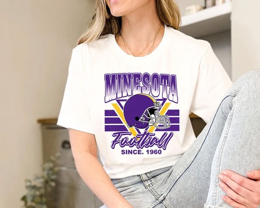 Minnesota NFL Football Team Retro Sweatshirt for Fans - Image 3