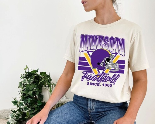 Minnesota NFL Football Team Retro Sweatshirt for Fans - Image 4