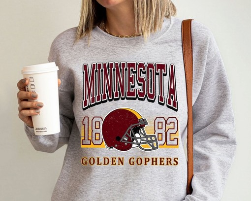 Minnesota Sweatshirt, Great Retro Minnesota Football Sweatshirt, University Football Fan Shirt - Image 3