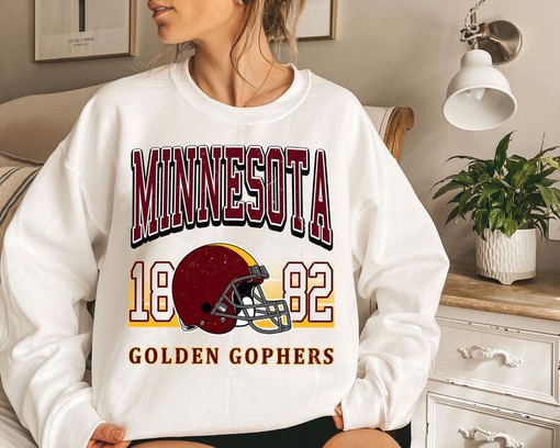 Minnesota Sweatshirt, Great Retro Minnesota Football Sweatshirt, University Football Fan Shirt - Image 4