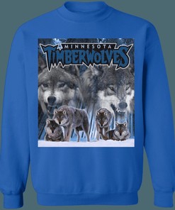 Minnesota Timberwolves Creature Collection Vintage NBA Sweatshirt Hoodie Shirt and Unisex Sweater for NBA Fans