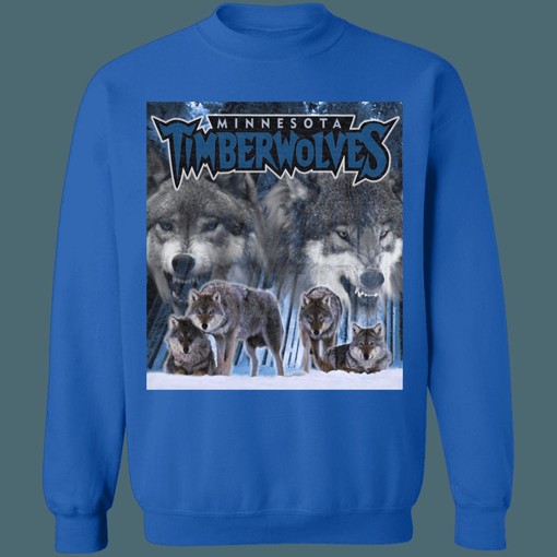 Minnesota Timberwolves Creature Collection Vintage NBA Sweatshirt Hoodie Shirt and Unisex Sweater for NBA Fans