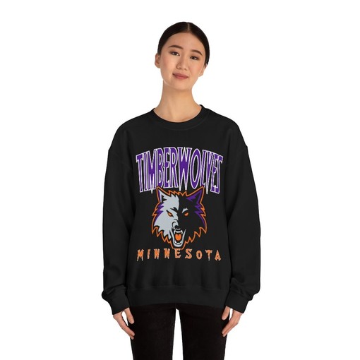 Minnesota Timberwolves HALLOWEEN Retro NBA Sweatshirt Hoodie Shirt and Unisex Hoodie for NBA Fans - Image 2