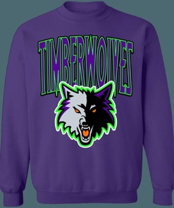 Minnesota Timberwolves NBA Halloween-Crew Sweatshirt Hoodie Shirt for NBA Fans