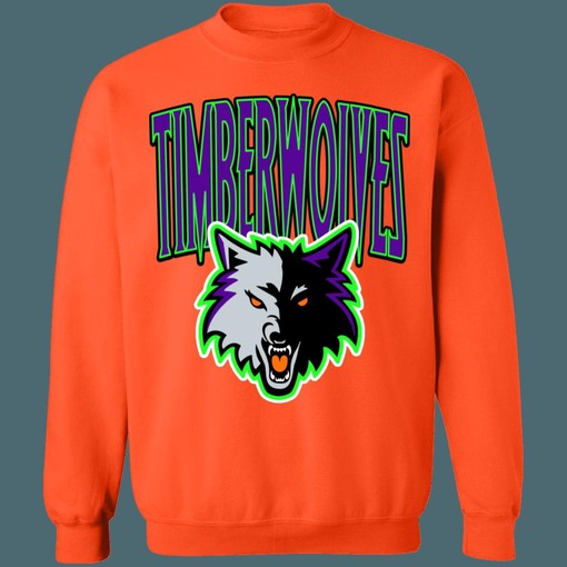 Minnesota Timberwolves NBA Halloween-Crew Sweatshirt Hoodie Shirt for NBA Fans - Image 3