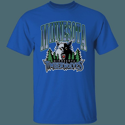 Minnesota Timberwolves NBA Retro Fan T-Shirt Sweatshirt Hoodie - Image 2