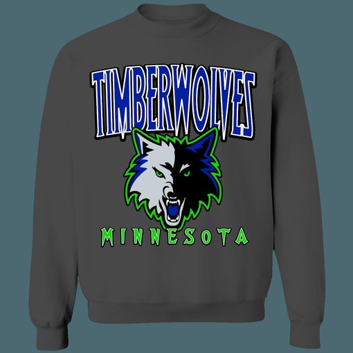 Minnesota Timberwolves NBA Retro Sweatshirt Hoodie Shirt for NBA Fans - Image 2