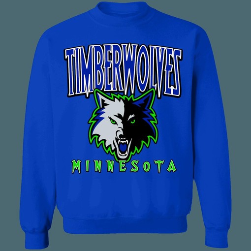 Minnesota Timberwolves NBA Retro Sweatshirt Hoodie Shirt for NBA Fans - Image 3