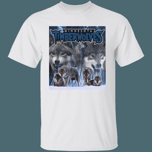 Minnesota Timberwolves NBA Vintage Wolf Pack T-Shirt Sweatshirt Hoodie - Image 2