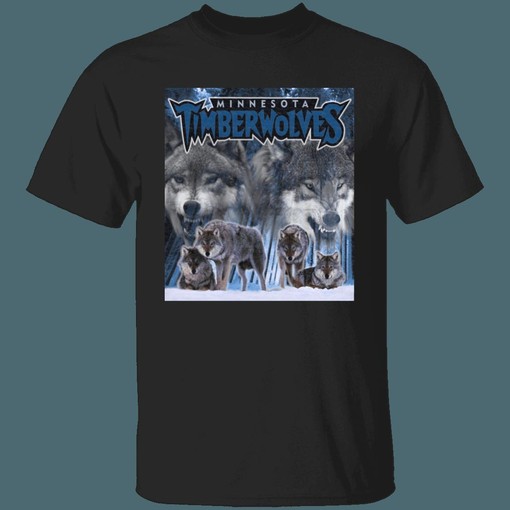 Minnesota Timberwolves NBA Vintage Wolf Pack T-Shirt Sweatshirt Hoodie - Image 4