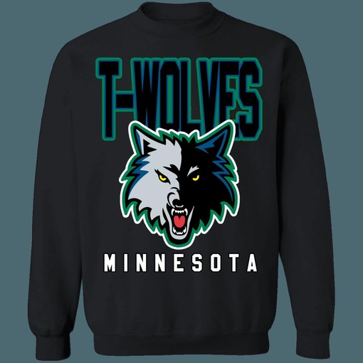 Minnesota Timberwolves T-WOLVES Retro 90's NBA Sweatshirt Hoodie Shirt and Unisex Hoodie for NBA Fans