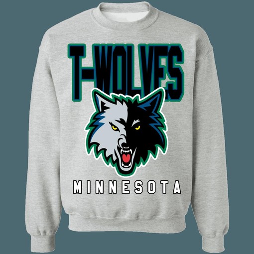 Minnesota Timberwolves T-WOLVES Retro 90's NBA Sweatshirt Hoodie Shirt and Unisex Hoodie for NBA Fans - Image 3