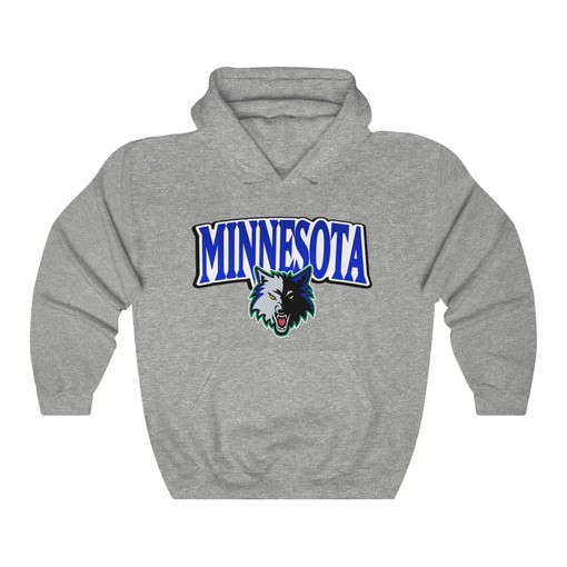 Minnesota Timberwolves Vintage 90's NBA Sweatshirt Hoodie Shirt and Unisex Sweater for NBA Fans - Image 3