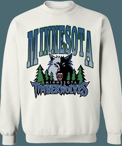 Minnesota Timberwolves Vintage NBA Sweatshirt Hoodie Shirt and Unisex Sweater for NBA Fans