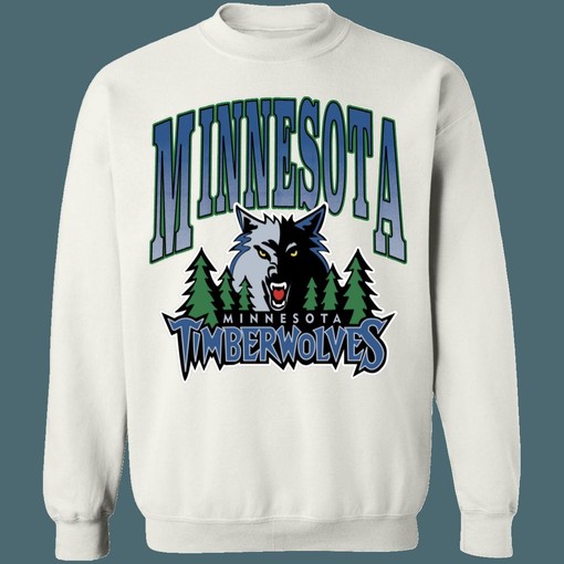 Minnesota Timberwolves Vintage NBA Sweatshirt Hoodie Shirt and Unisex Sweater for NBA Fans