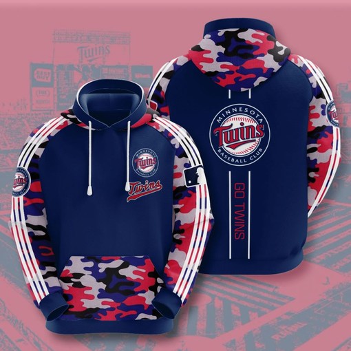 Minnesota Twins 3D Graphic Design All Over Print Hoodie - Personalized