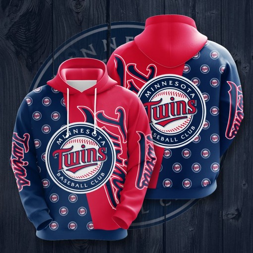Minnesota Twins Custom 3D All Over Print Hoodie with Awesome Design