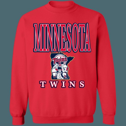 Minnesota Twins MLB Retro Sweatshirt Hoodie Shirt for MLB Fans - Image 2