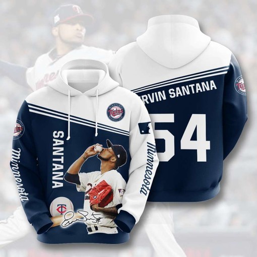Minnesota Twins Unique 3D Hoodie with All Over Print and Custom Design