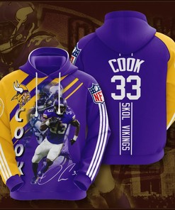 Minnesota Vikings 3D Print Hoodie for Men - Classic Design