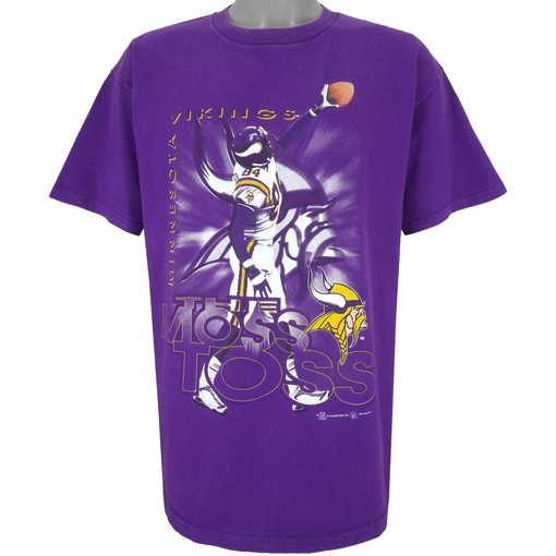 Minnesota Vikings Moss Toss 1998 Vintage NFL T-Shirt Unisex Sport Sweatshirt Hoodie Gift
