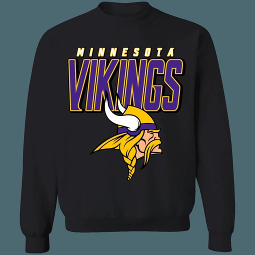 Minnesota Vikings NFL Retro Sweatshirt Hoodie for NFL Fans - Image 3