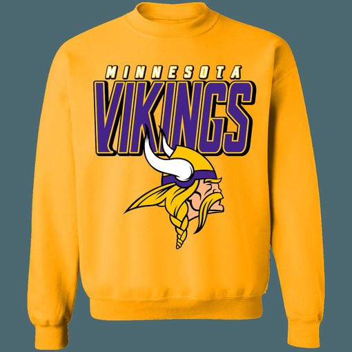 Minnesota Vikings NFL Retro Sweatshirt Hoodie for NFL Fans - Image 4