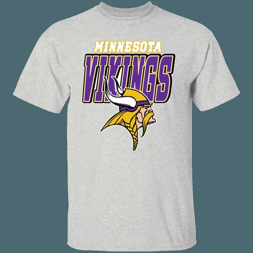 Minnesota Vikings NFL Retro T-Shirt Sweatshirt Hoodie Gifts for Fans - Image 3