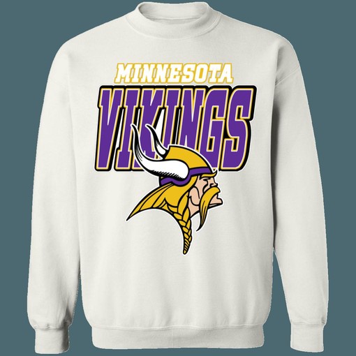 Minnesota Vikings NFL Vintage Sweatshirt Hoodie for NFL Fans - Image 2