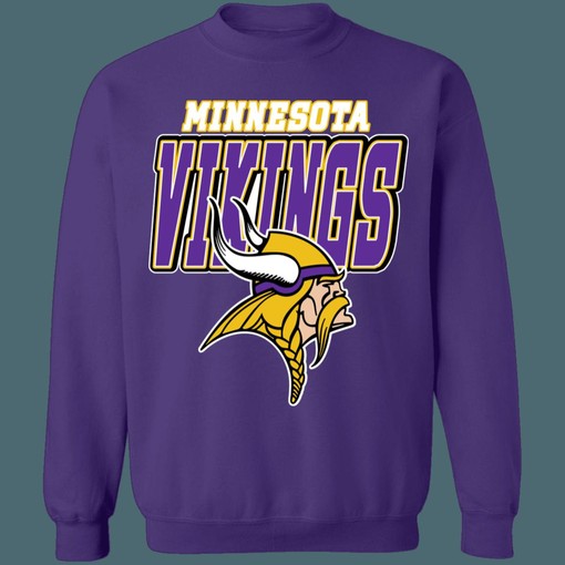 Minnesota Vikings NFL Vintage Sweatshirt Hoodie for NFL Fans - Image 3