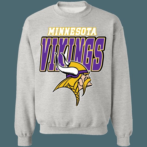 Minnesota Vikings NFL Vintage Sweatshirt Hoodie for NFL Fans - Image 4