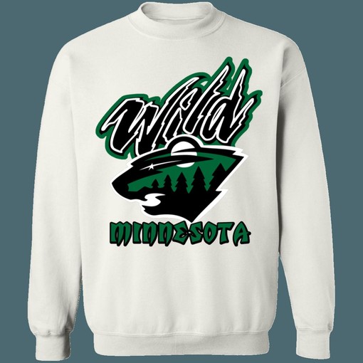 Minnesota Wild BLACKOUT Retro NHL Hoodie Sweatshirt for Hockey Lovers