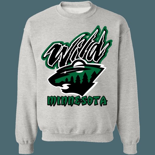 Minnesota Wild BLACKOUT Retro NHL Hoodie Sweatshirt for Hockey Lovers - Image 2