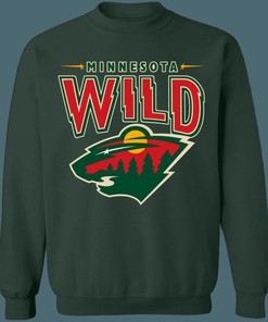 Minnesota Wild Retro NHL Sweatshirt T-Shirt for Hockey Lovers