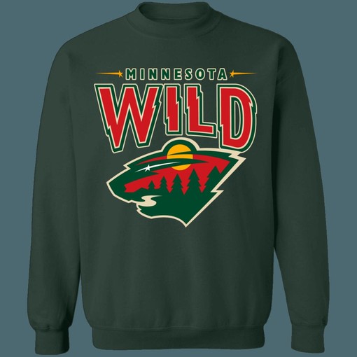 Minnesota Wild Retro NHL Sweatshirt T-Shirt for Hockey Lovers