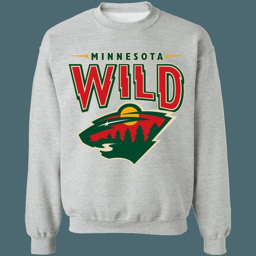 Minnesota Wild Retro NHL Sweatshirt T-Shirt for Hockey Lovers - Image 3