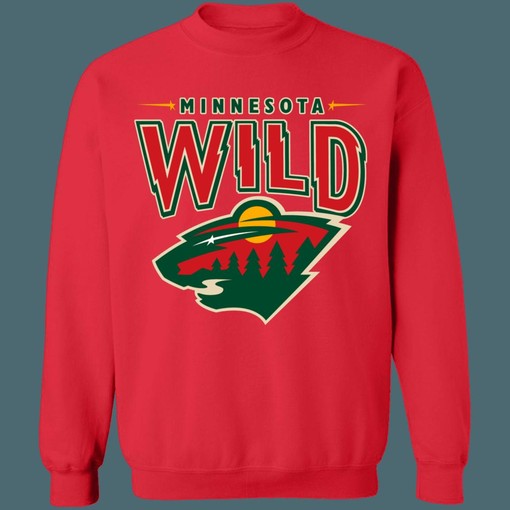 Minnesota Wild Retro NHL Sweatshirt T-Shirt for Hockey Lovers - Image 4