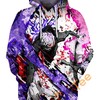 Miracle Human All Over Print Zip Up Hoodie Men with Inspiring Custom Graphics