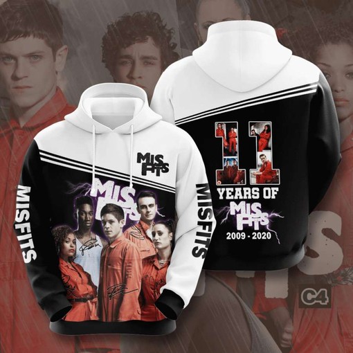 Misfits Custom Sport All Over Print 3D Hoodie Printful - Get it Now