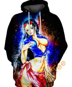Miss Nico Robin One Piece Custom All Over Print Hoodie 3D with Bold Graphic Art
